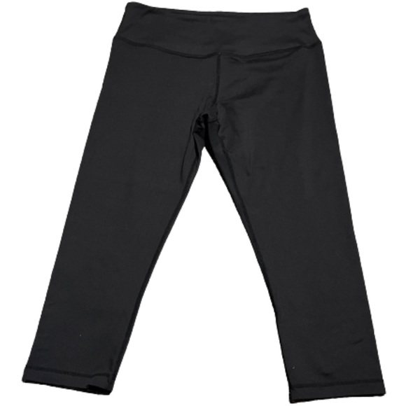 lululemon athletica Pants - Lululemon Black 18” Cropped Leggings